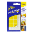 Sellotape Sticky Hook & Loop Pads Removable 20mm 24 Pack